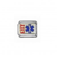 EMT - 9mm enamel Italian Charm