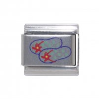 Laser flip flops 9mm laser Italian Charm