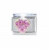 June Birthstone - Alexandrite - Pawprint 9mm Italian charm