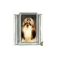 Dog charm - Shih Tzu 4 - 9mm Italian charm