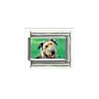 Dog charm - Irish Wolfhound 2 - 9mm Italian charm
