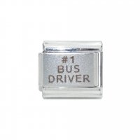 #1 Bus driver - 9mm Laser Italian Charm