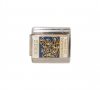 Virgo enamel charm sparkly (24/8-23/9) 9mm Italian charm