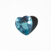 December birthstone heart 5mm floating locket charm