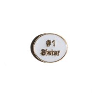 No 1 sister white background 7mm floating locket charm