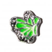 Butterfly Green 8mm floating charm - fits living memory locket