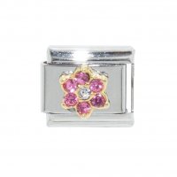 June Flower New Birthstone - Alexandrite - 9mm Italian charm