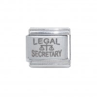 Legal Secretary - Laser 9mm Italian Charm