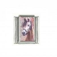 Horse (u) - photo 9mm Italian charm