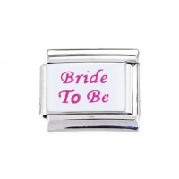 Bride to be - 9mm Enamel Italian charm