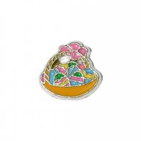 Easter Egg Basket 8mm floating locket charm