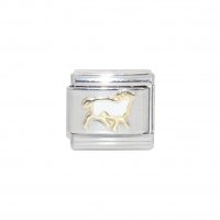 Aries enamel charm (21/3-20/4) 9mm Italian charm