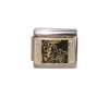 Capricorn Sparkly enamel (22/12-20/1) 9mm Italian charm