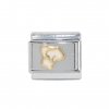 Chef's hat - enamel 9mm italian charm