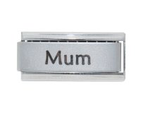 Mum super link - 9mm laser Italian charm