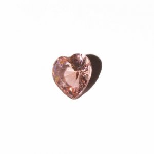 October birthstone heart 5mm floating locket charm