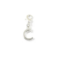 Letter C - Clip on charm fits Thomas Sabo style bracelets