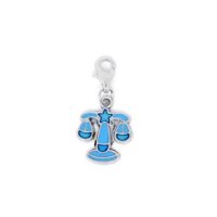 Zodiac Sparkly Libra - Clip on charm fits Thomas Sabo