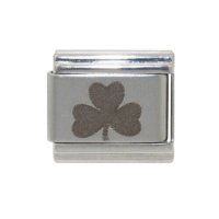 Laser Shamrock - 9mm Italian charm