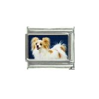 Dog charm - Papillion 1 - 9mm Italian charm