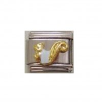 Squirrel (b) - 9mm Enamel Italian Charm