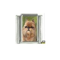 Dog charm - Brussels Griffon 3 - 9mm Italian charm