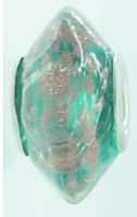 EB358 - Green and gold bead