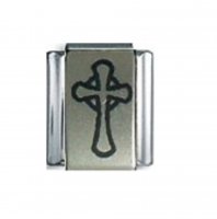 Cross - 9mm Laser (f) Italian charm