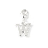 Letter W - Clip on charm fits Thomas Sabo Style Bracelets