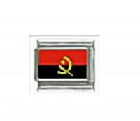 Flag - Angola photo 9mm Italian charm