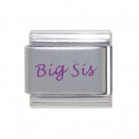 Big Sis in purple - 9mm Italian charm