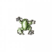 Green Frog 7mm floating charm fits memory lockets