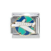 World Plane - 9mm Italian Charm