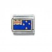 Flag - New Zealand photo 9mm Italian charm