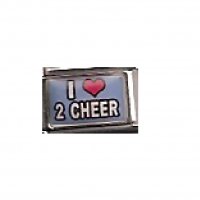 I love to cheer - photo 9mm Italian charm