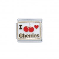 I love cherries - 9mm Italian charm