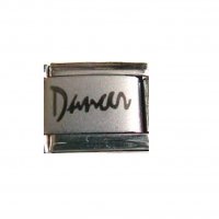 Dancer - plain laser 9mm Italian charm