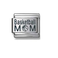 Basketball Mom - laser 9mm Italian charm