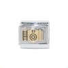 Gold Camera - photographer - enamel charm
