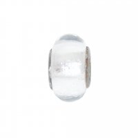 EB9 - Silver foil glass European bead