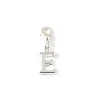 Letter E - Clip on charm fits Thomas Sabo style bracelets