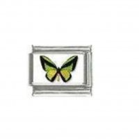 Butterfly photo a108 - 9mm Italian charm