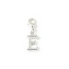 Letter E - Clip on charm fits Thomas Sabo style bracelets