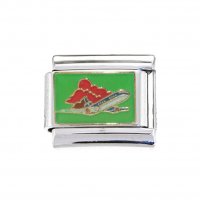 Plane over cloud - 9mm Italian Charm