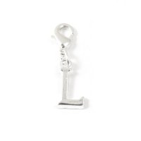 Letter L - Clip on charm fits Thomas Sabo style bracelets