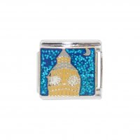 Big Ben sparkly - 9mm Italian charm