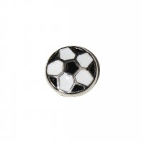 Football 8mm floating locket charm fits living memory lockets