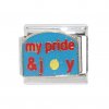 My pride & joy - enamel 9mm Italian charm
