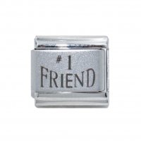 #1 Friend laser (b) - 9mm Italian charm