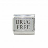 Drug free - Laser Italian charm